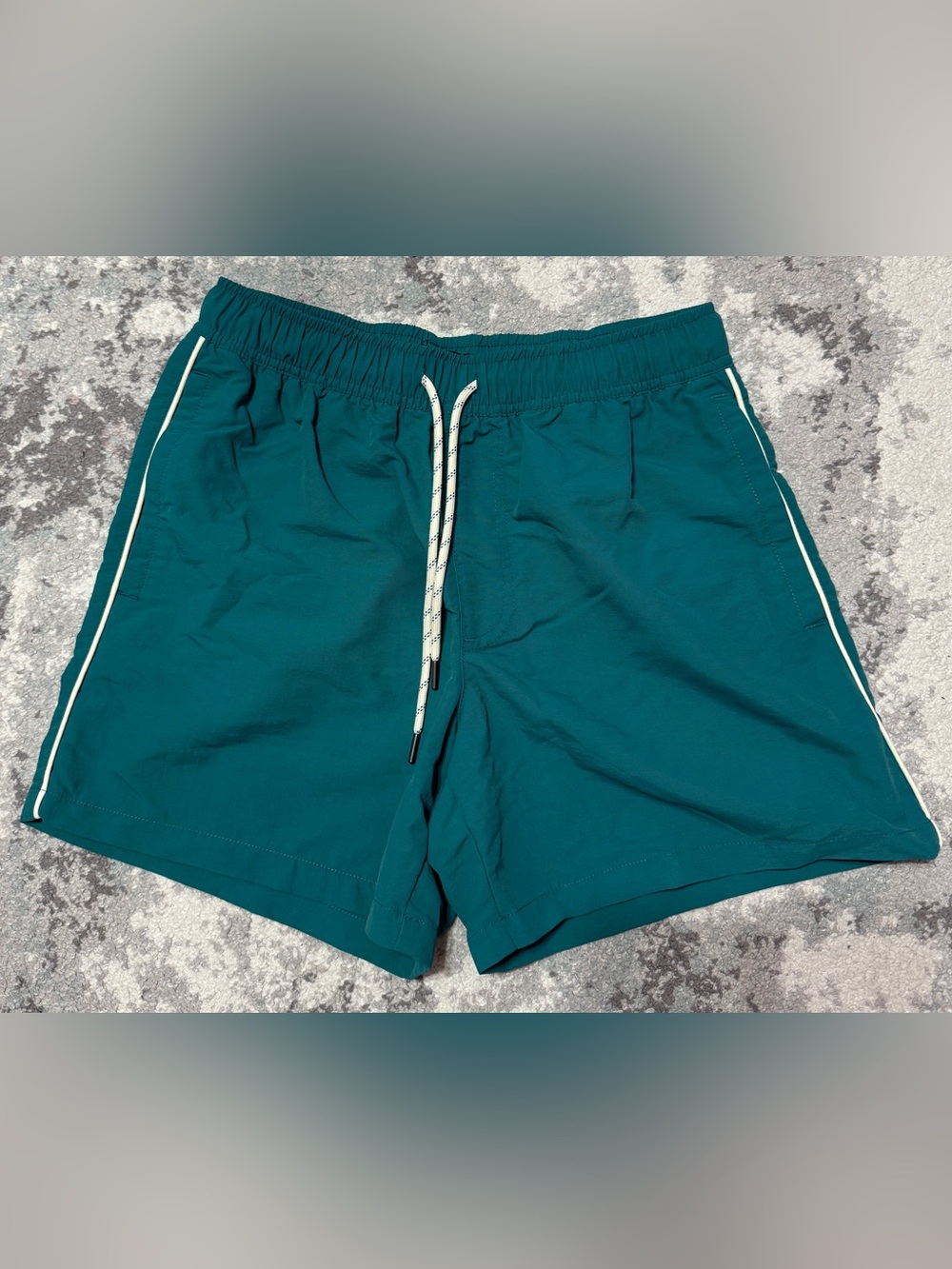 Cotton On Teal Swim Shorts with Contrast Drawstring